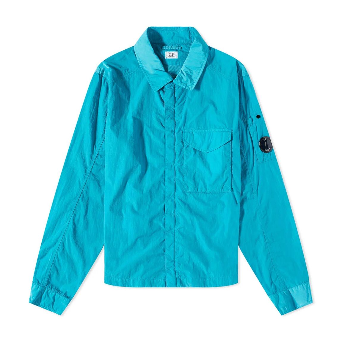 Turquoise Chrome-R Overshirt main product photo