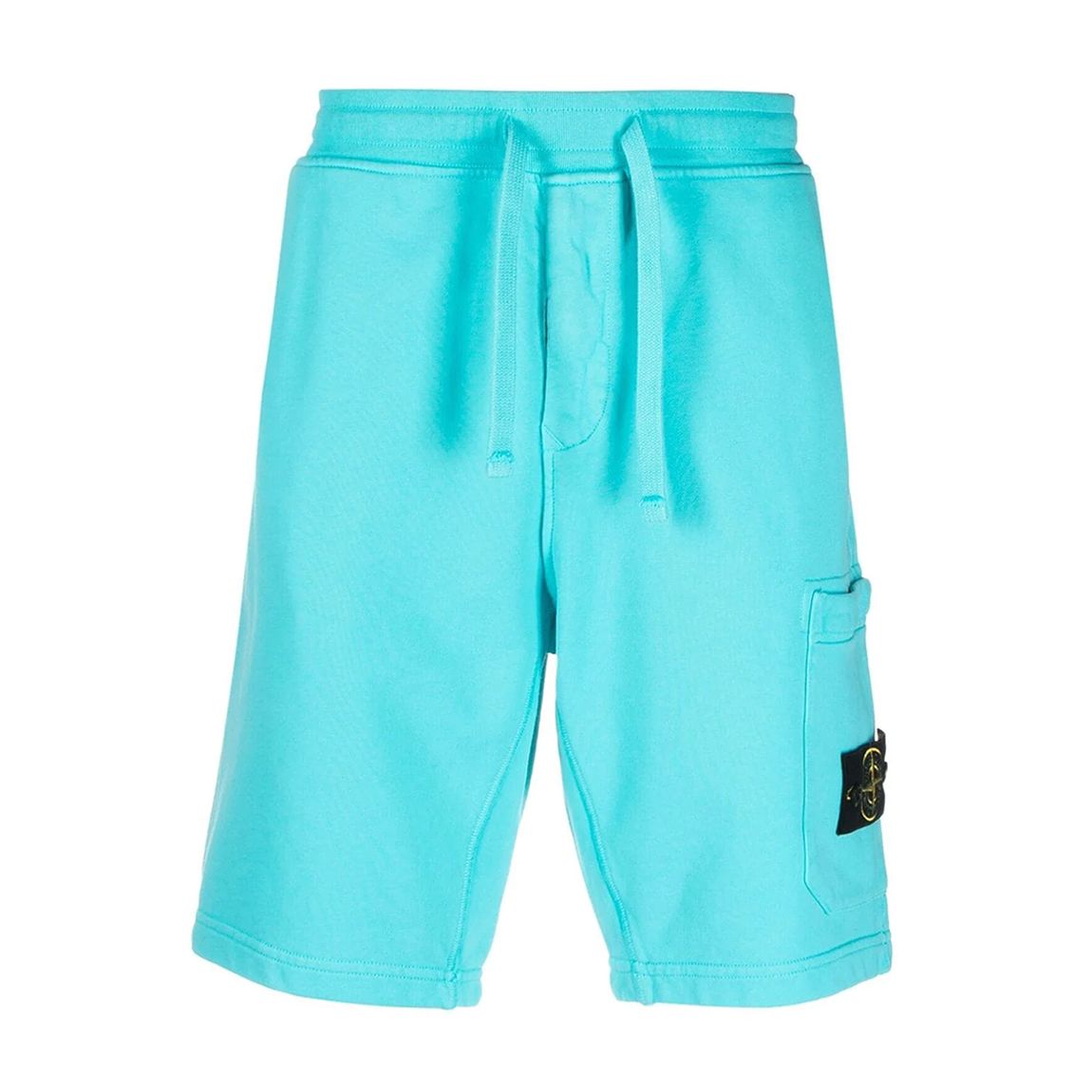 Turquoise Bermuda Cotton Shorts main product photo
