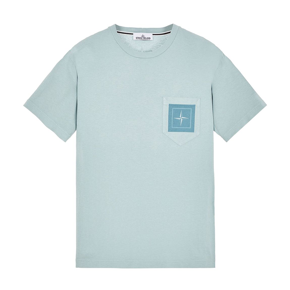 Blue Abbreviation Two Print Cotton T-Shirt main product photo