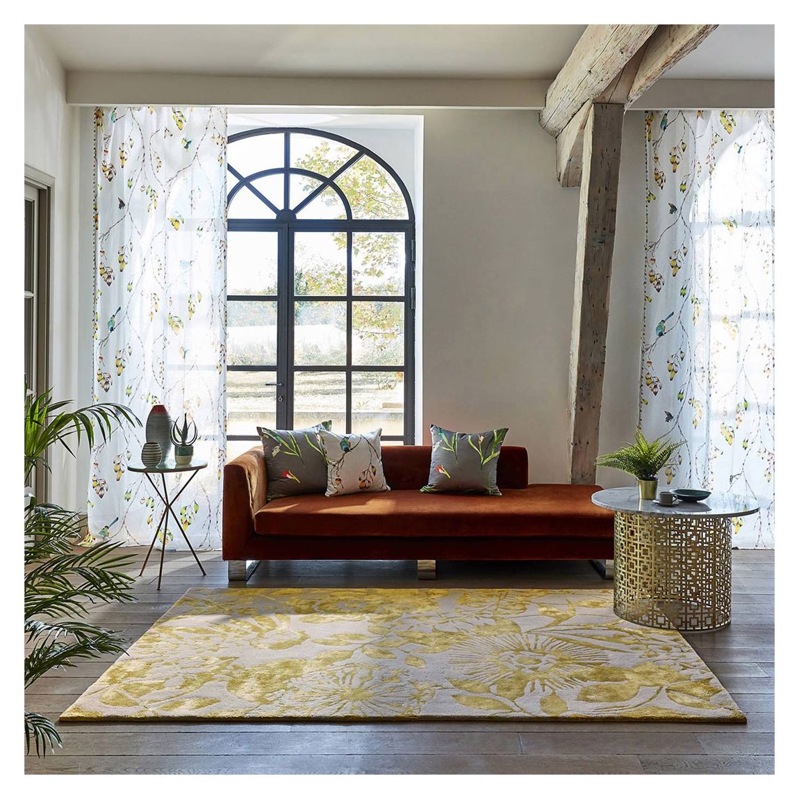 Dahlia & Rosehip Mulberry 50607 140x200cm Rug main product photo