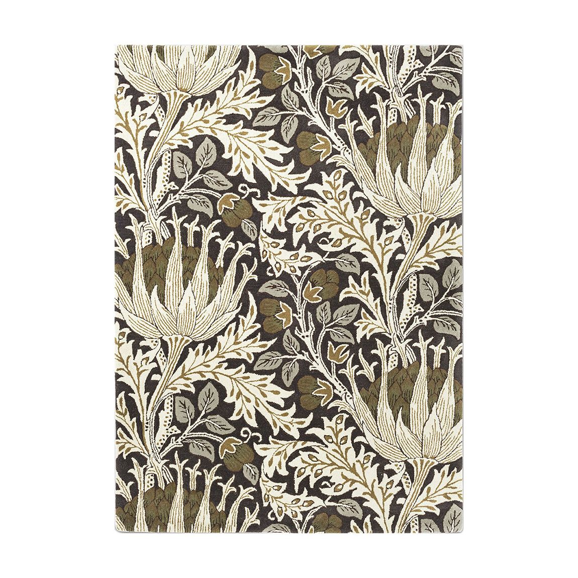 Artichoke Charcoal Mustard 127105 140X200 Rug main product photo