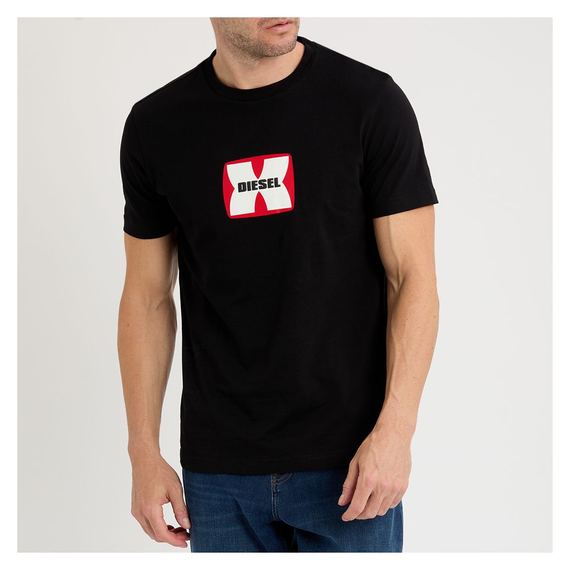 Black Diegor Cotton T-Shirt main product photo