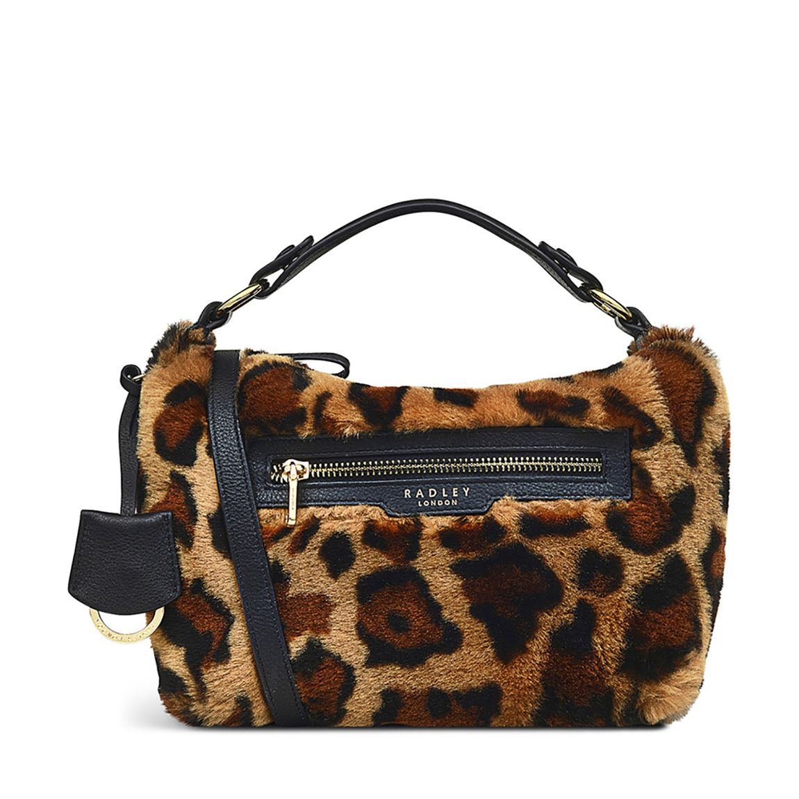 Medium Brown Small Ziptop Crossbody main product photo
