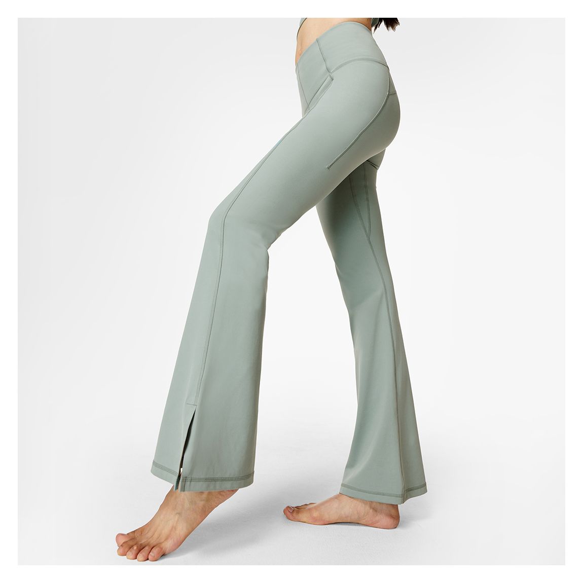 Blue Super Soft Flare 32 Inch Yoga Trousers main product photo