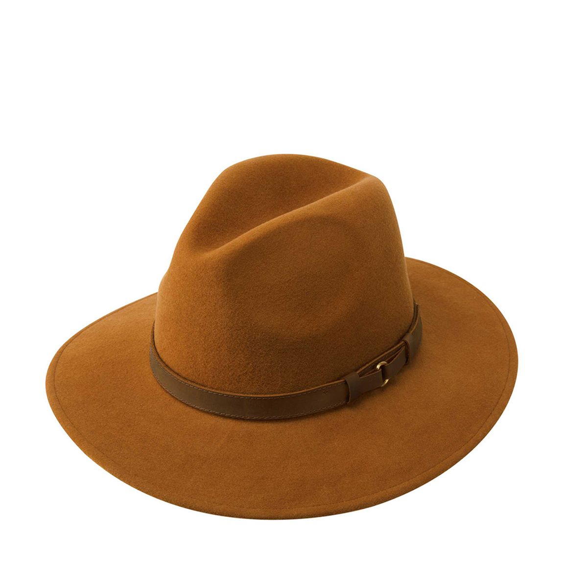 Brown Willow Fedora Wool Hat main product photo