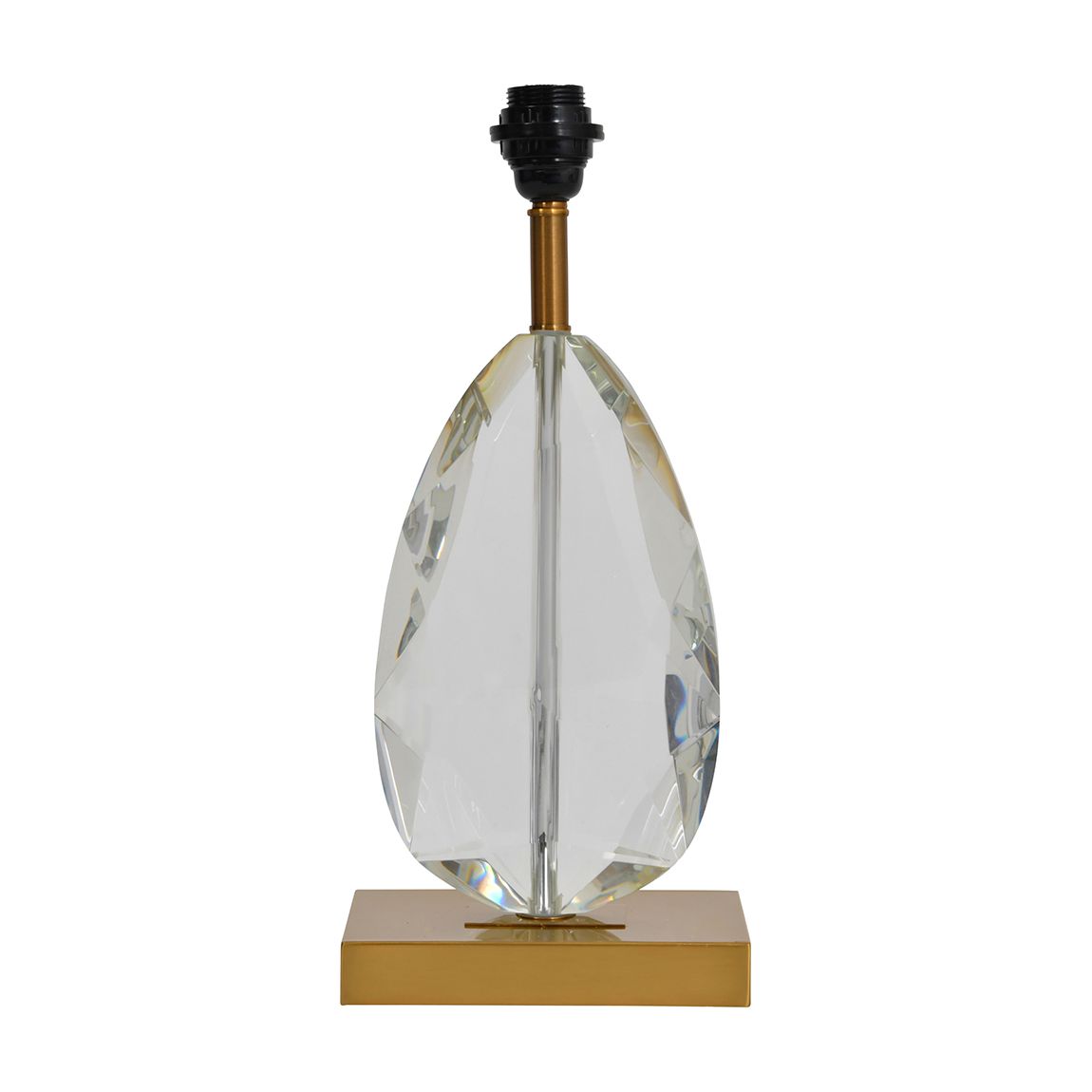 Teardrop Lamp on Brass, suits 14 inch shade E27 60W main product photo
