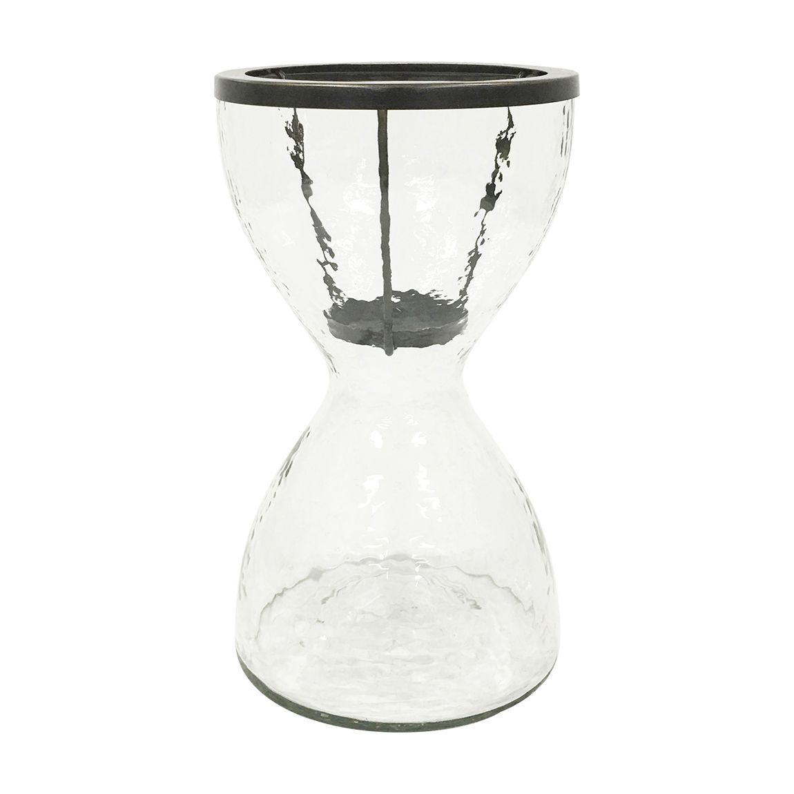 Nautica Hourglass Hurricane Vase main product photo