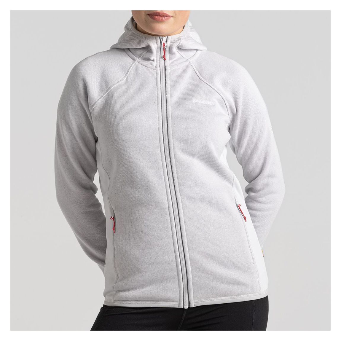 Light Grey Mannix Full Zip Fleece main product photo