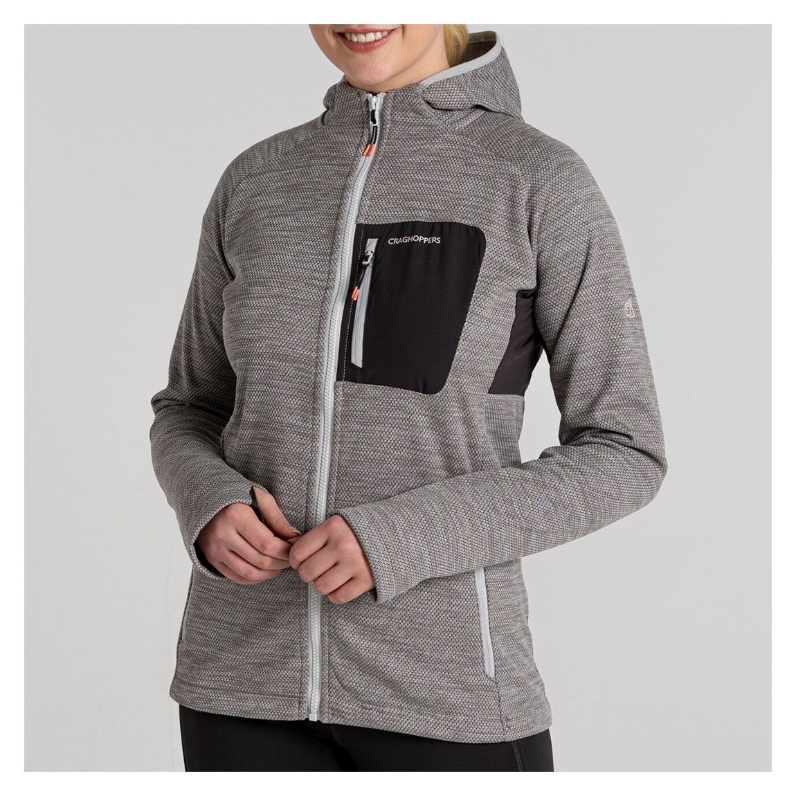 Grey Trina Hooded Jacket main product photo
