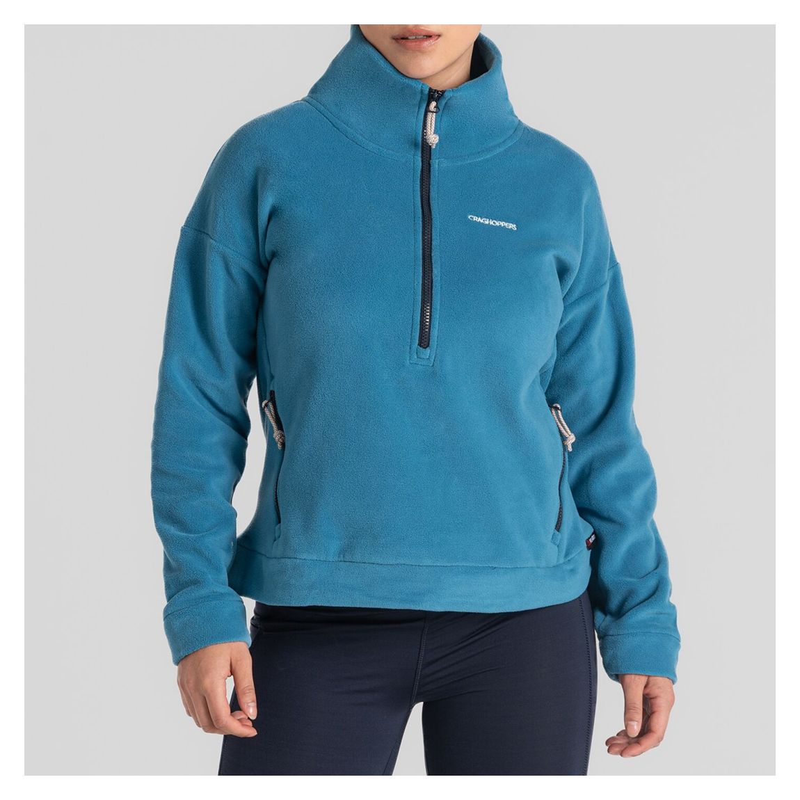 Blue Polartec Caprice Half Zip Fleece main product photo