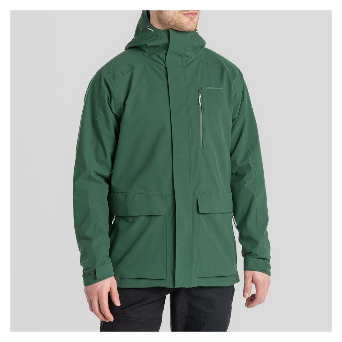 Green Lorton Stretch Waterproof Jacket main product photo