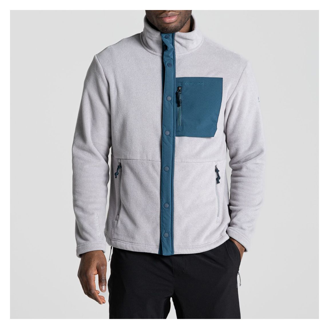 Grey Polartec Argo Full Zip Fleece main product photo