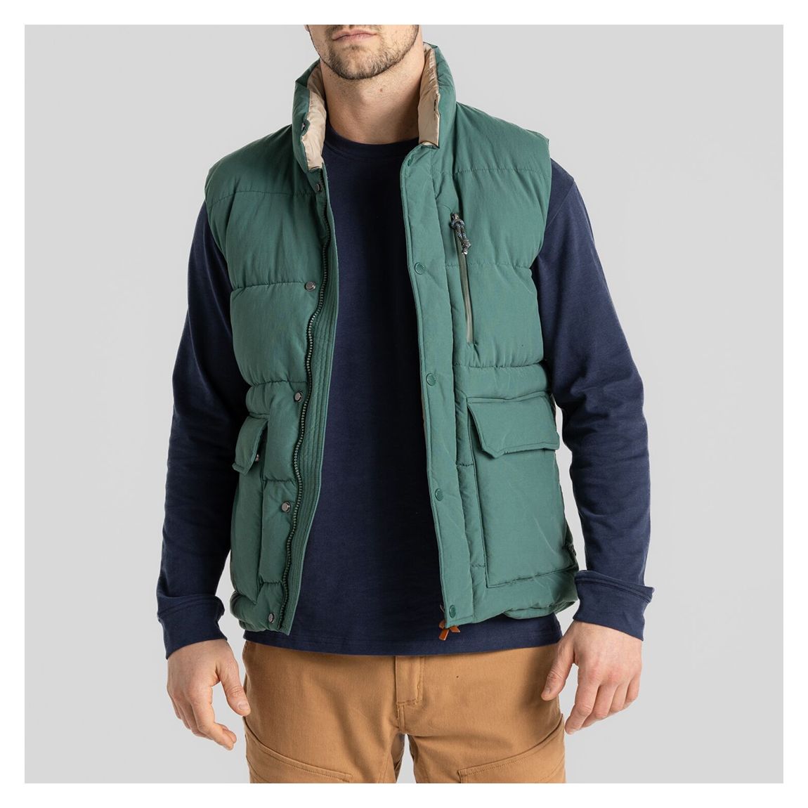 Green Burren Padded Gilet main product photo