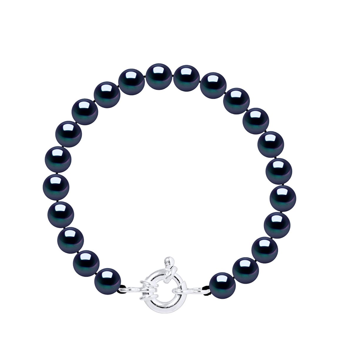 Freshwater Pearls Black Bracelet 7-8mm main product photo