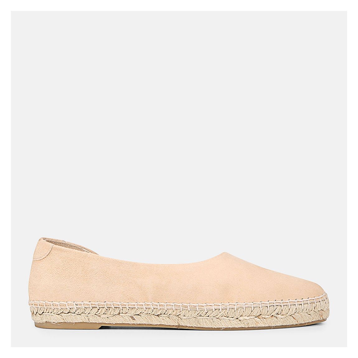 Beige Leather Tita Flat Shoe main product photo