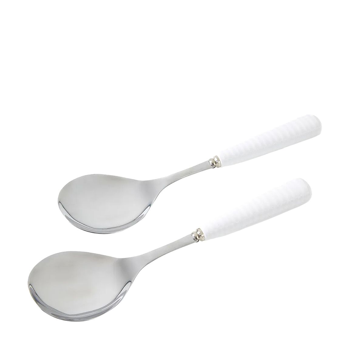 Salad Servers (pair spoons) - Silver main product photo
