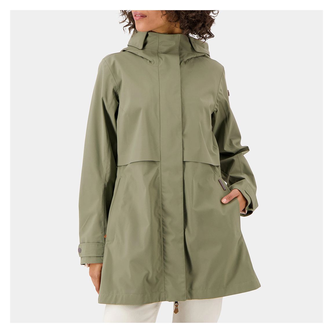Olive Waterproof Edith Parka main product photo