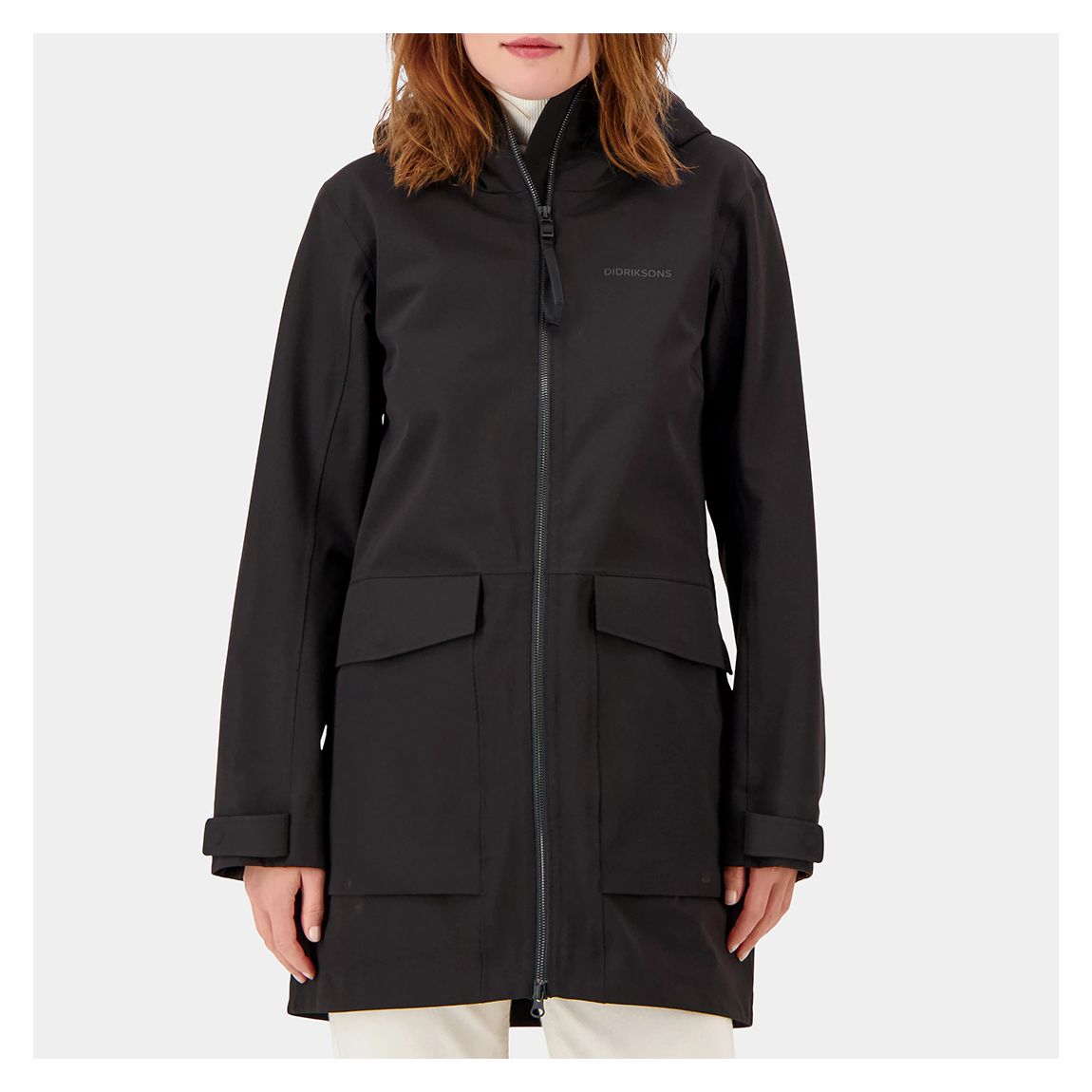 Black Fredrika Parka main product photo