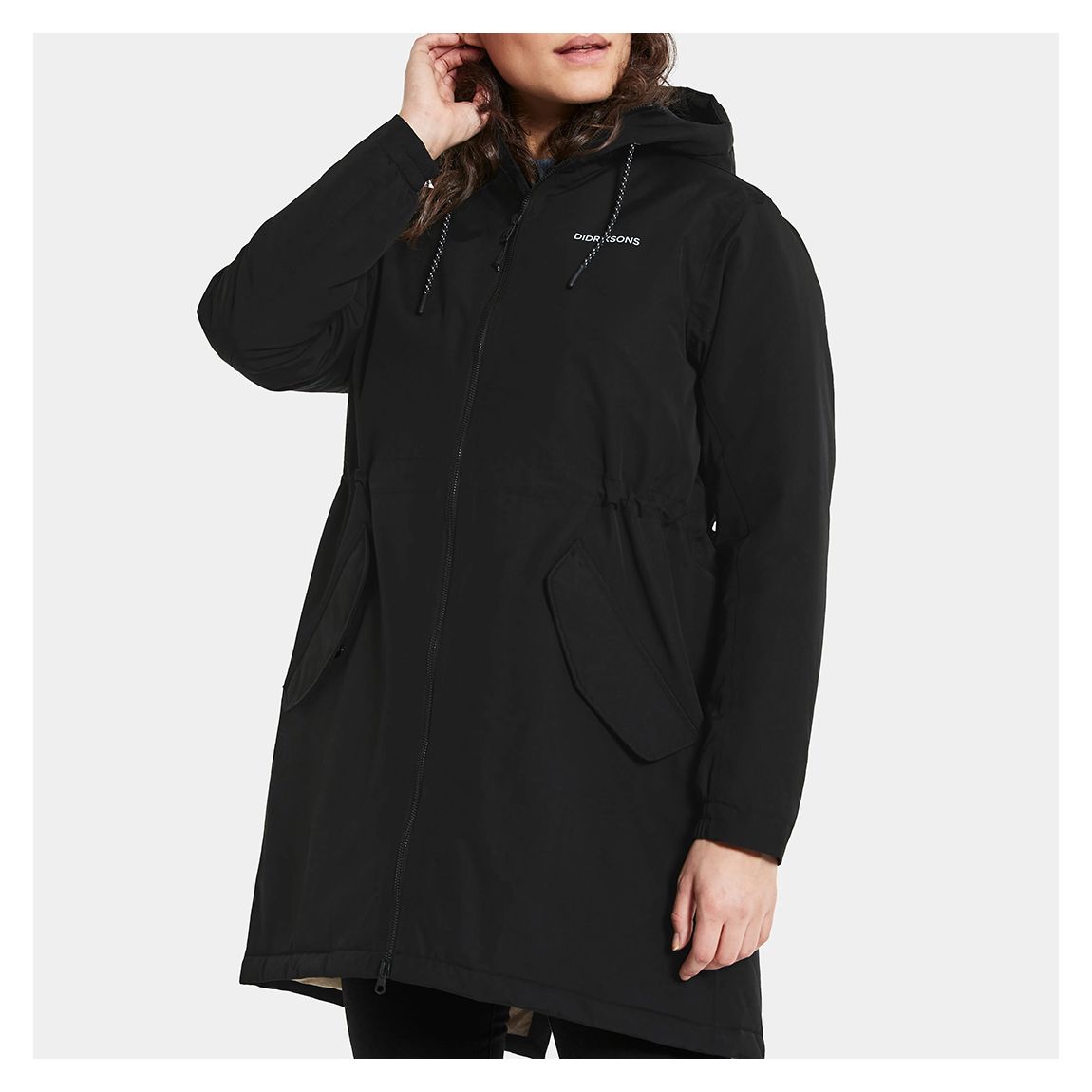 Black Waterproof Marta Lisa Parka main product photo