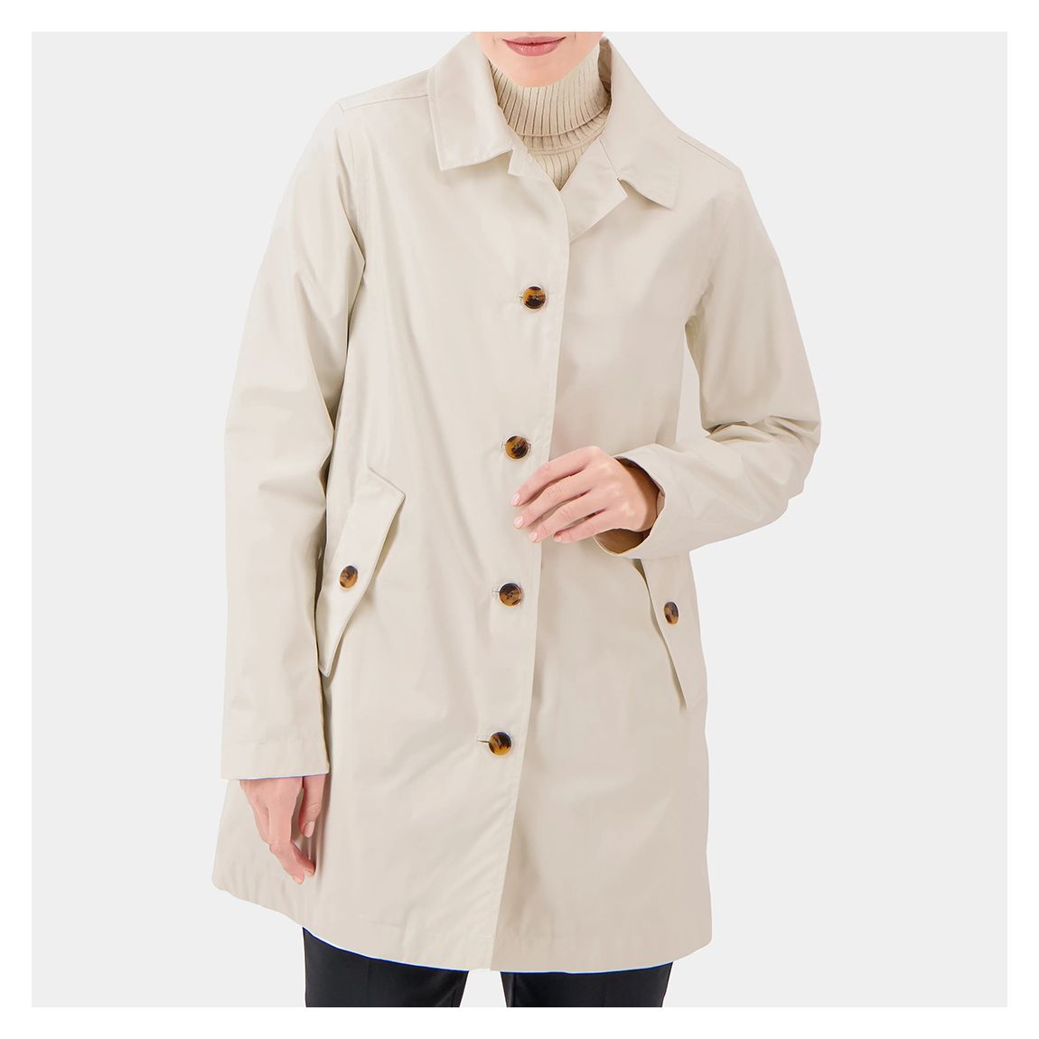 Beige Waterproof Vivianne Coat main product photo