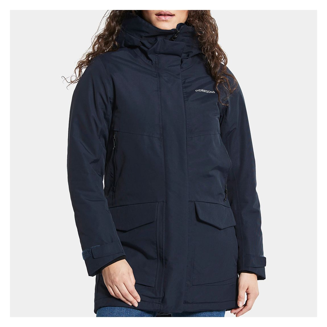Navy Waterproof Frida Parka main product photo