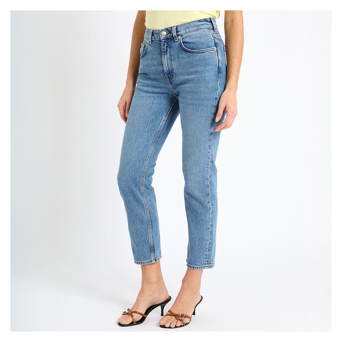 Light Blue Ankle Crop Jeans main product photo