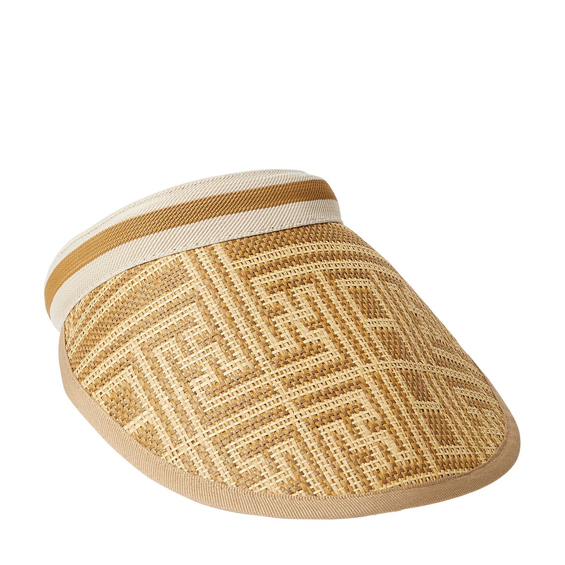 Multi Beige Straw Visor main product photo