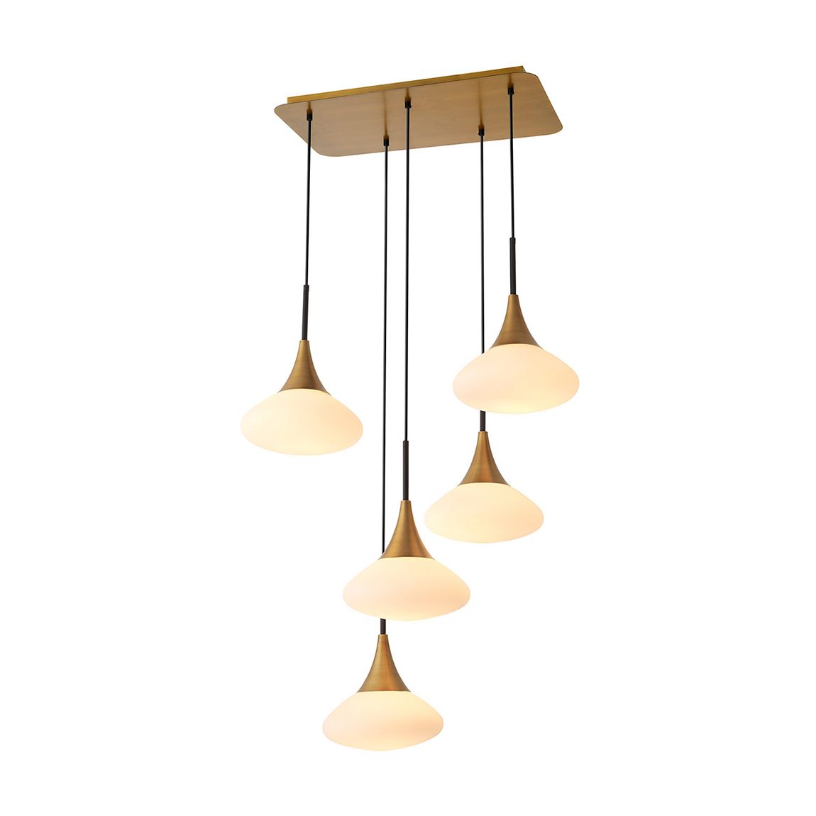 Duco Chandelier Large, Antique Brass main product photo