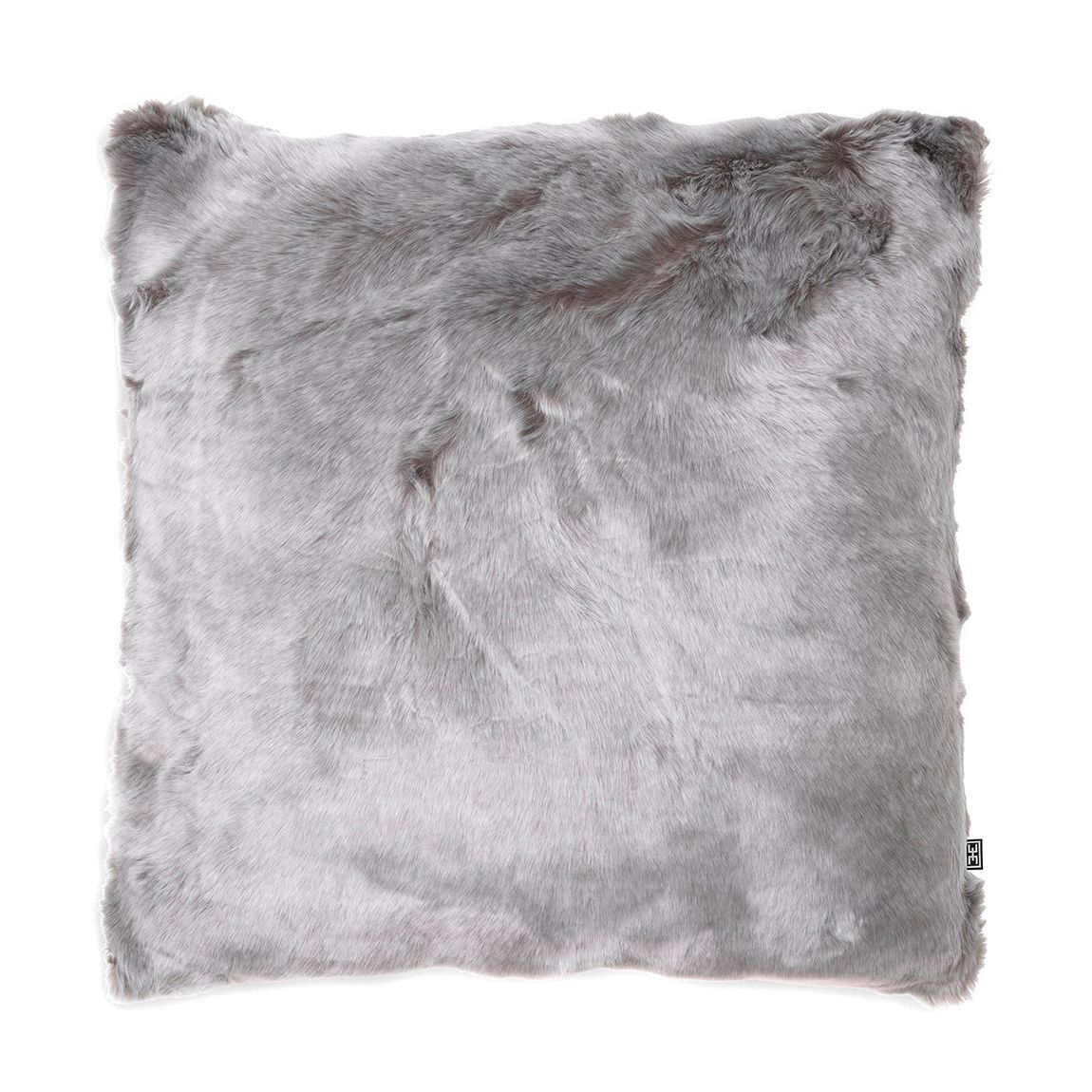 Alaska Faux Fur Scatter Cushion 60x60cm, Grey main product photo
