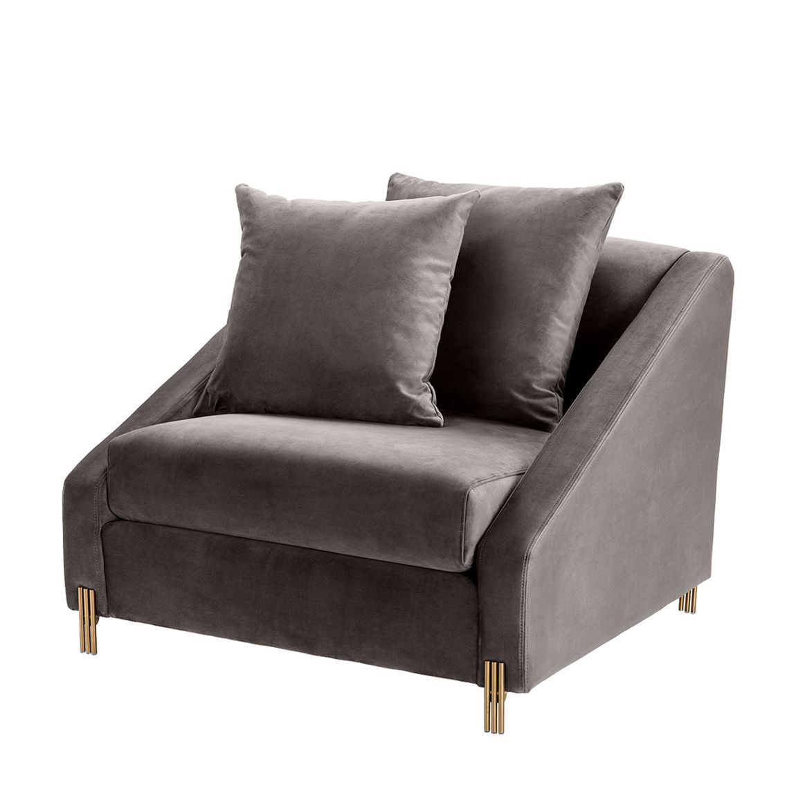 Candice Chair, Savona Grey Velvet main product photo