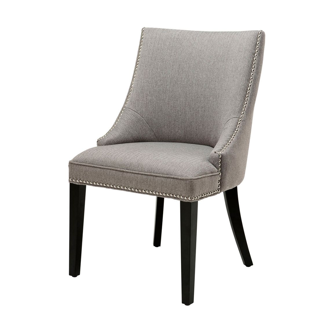 Bermuda Dining Chair, Herringbone Brown/Grey main product photo