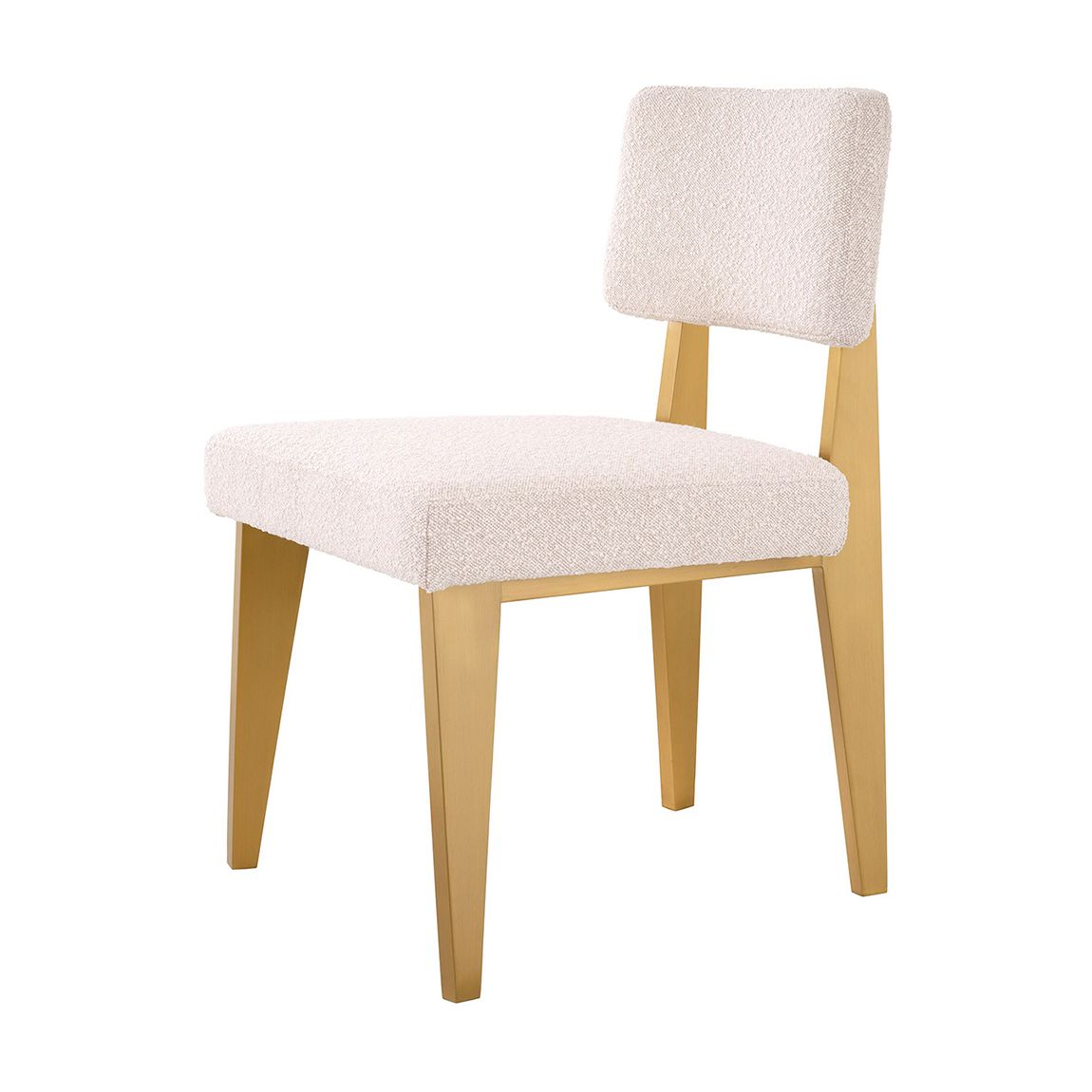 Sorbonne Dining Chair, Brushed Brass main product photo