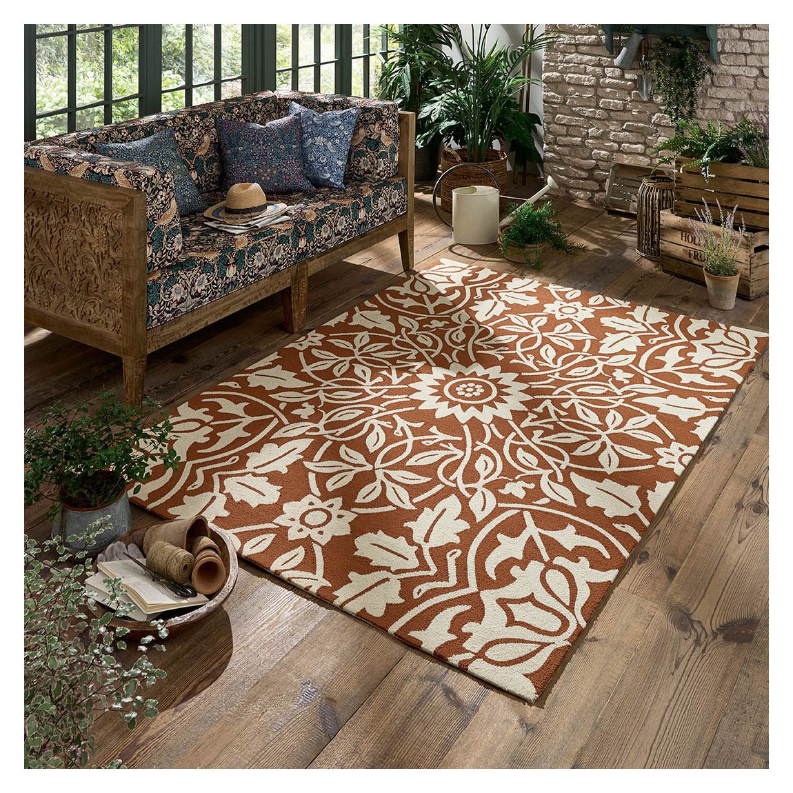 St.James Ceiling Outdoor Rug 200x280cm, Red House main product photo