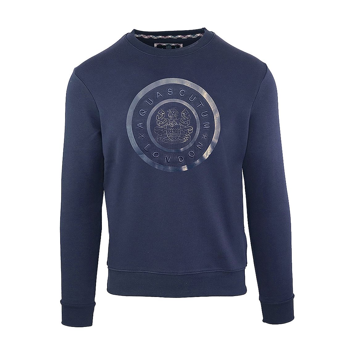 Navy Circle Logo Cotton Sweatshirt main product photo