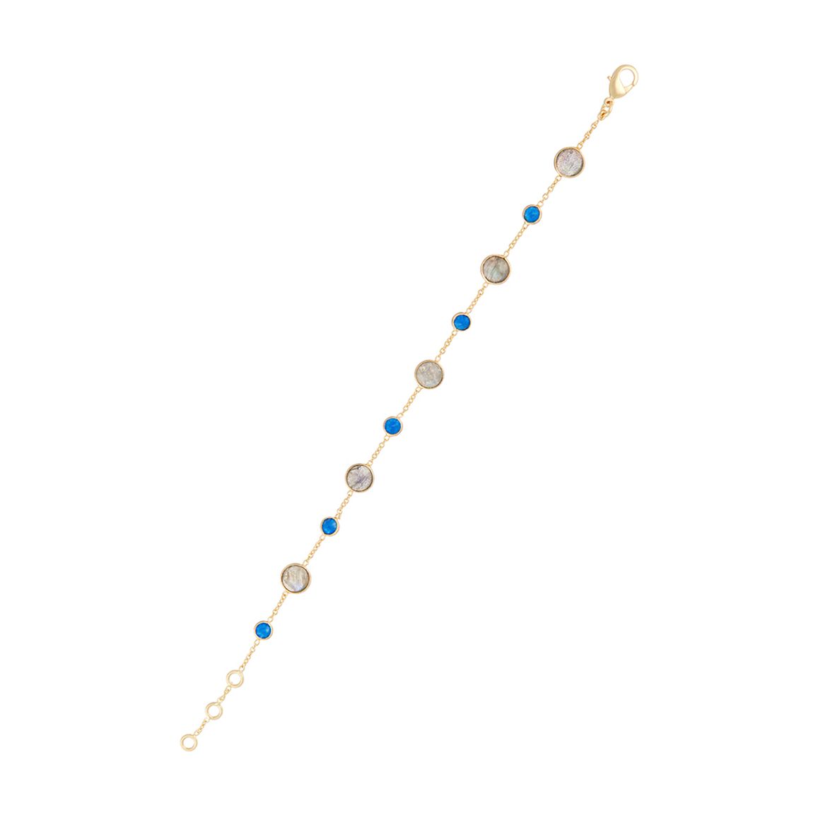 Labradorite And Blue Jade Neela Bracelet main product photo