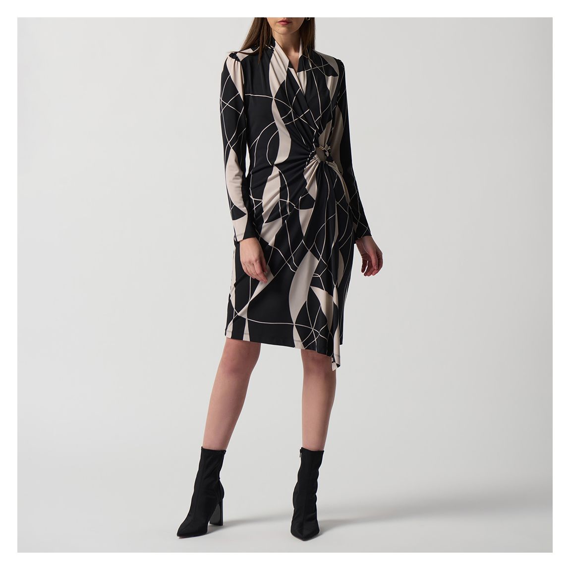 Black Wrap Dress main product photo