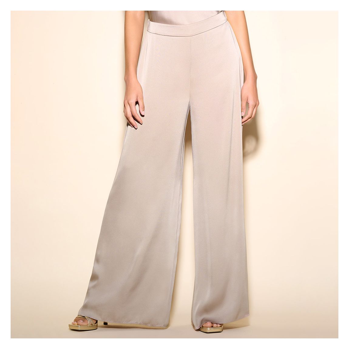 Champagne Wide Leg Trouser main product photo