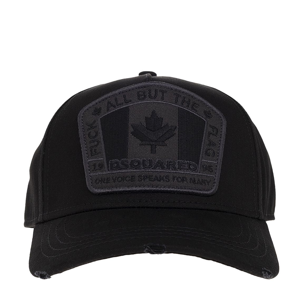 Black Canadian Flag Patch Logo Cotton Cap main product photo