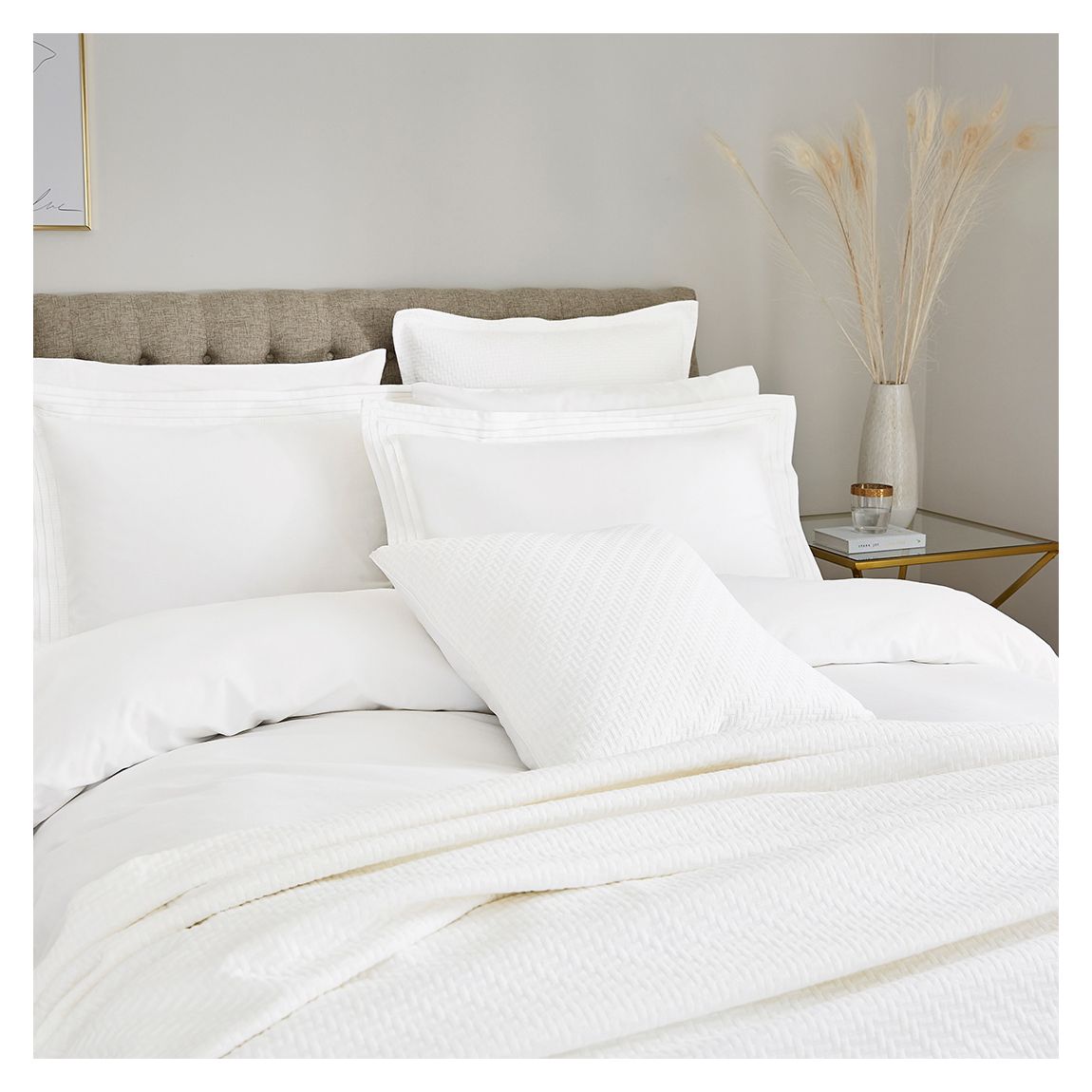 Vendi Oxford Pillowcase, White main product photo