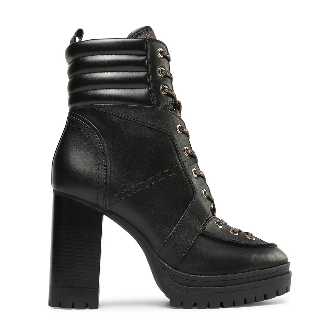 Black Leather Yvonne Ankle Boot main product photo