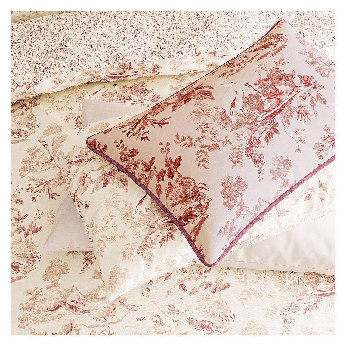Aesops Fables Cushion, French Rose main product photo