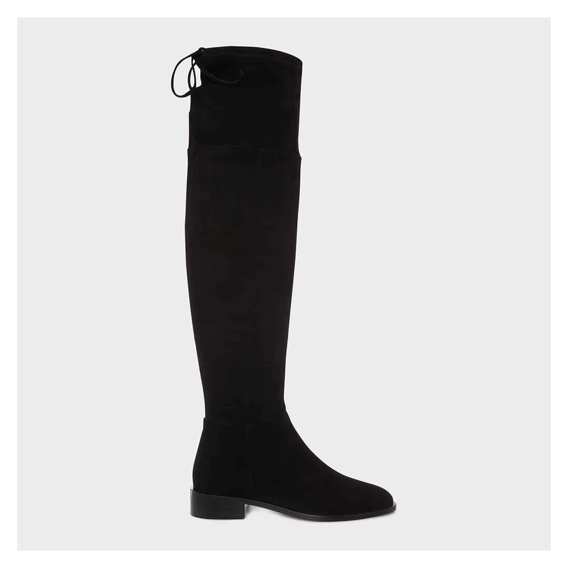 Black Joan Over The Knee Suede Boots main product photo
