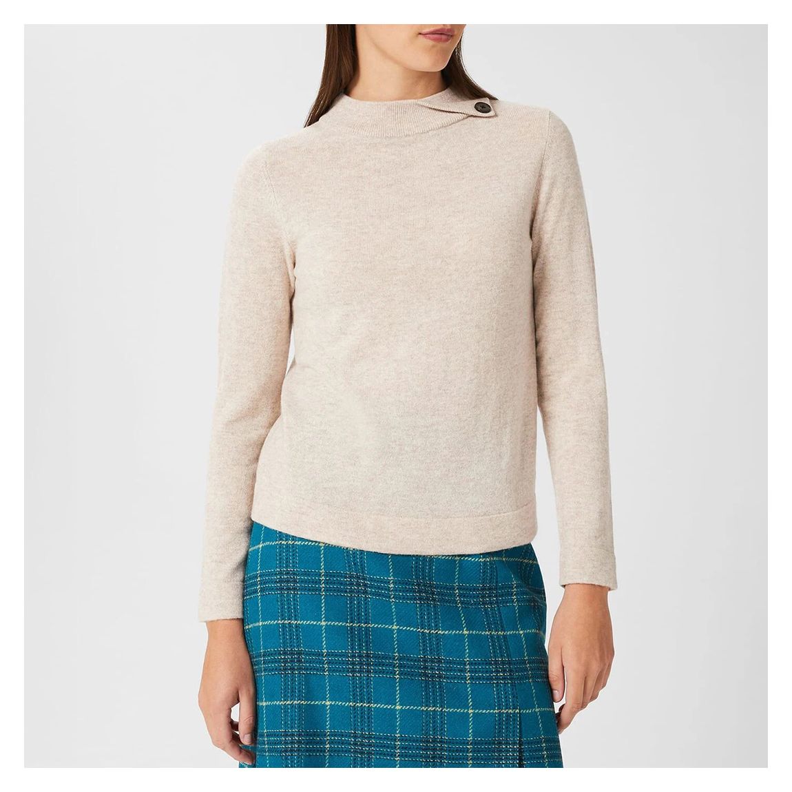 Beige Talia Wool Cashmere Blend Jumper main product photo