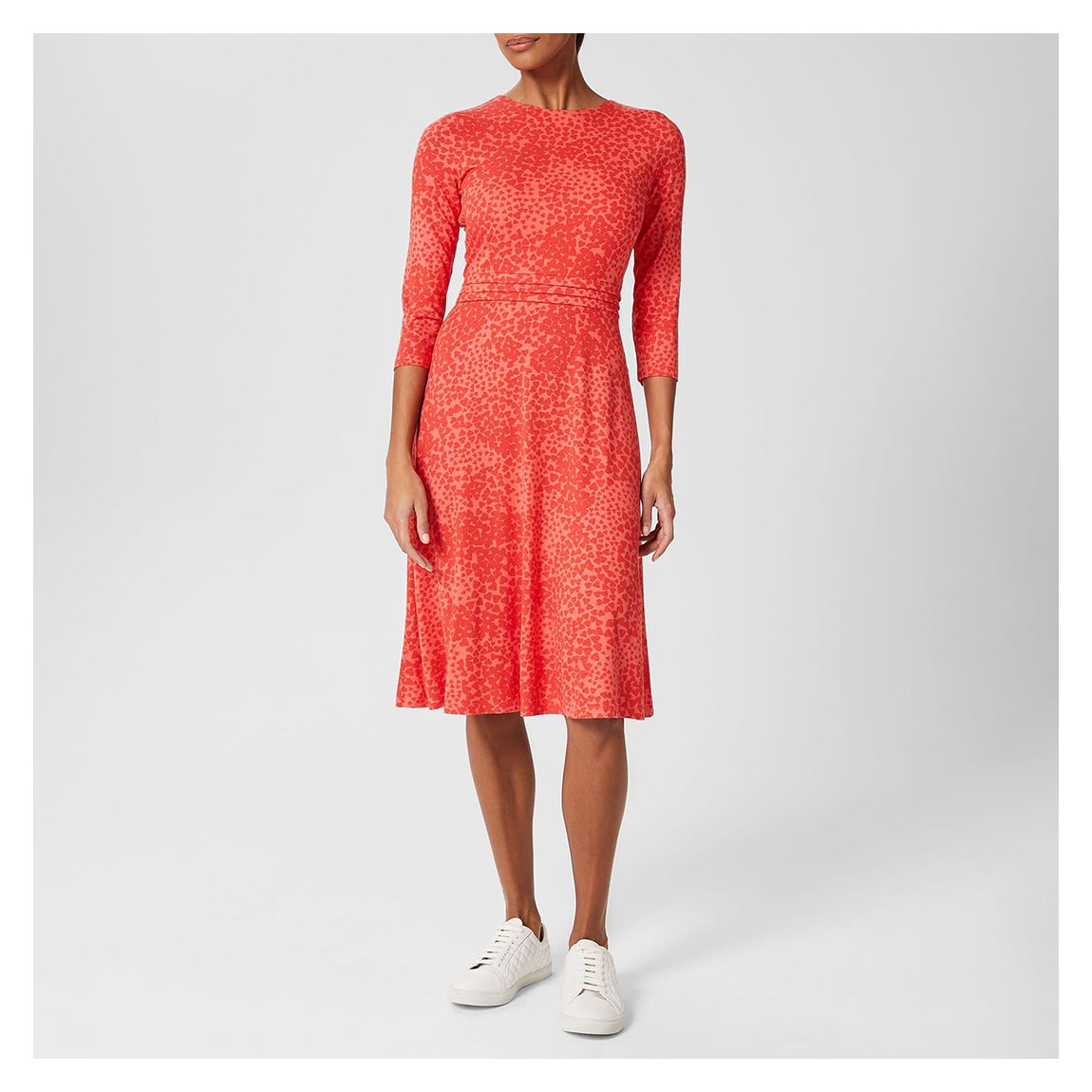 Coral Fara Jersey Dress main product photo