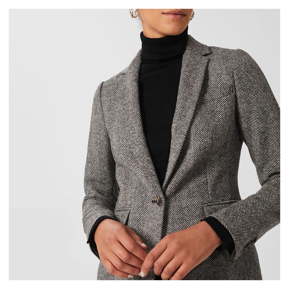 Grey Blake Wool Blazer main product photo