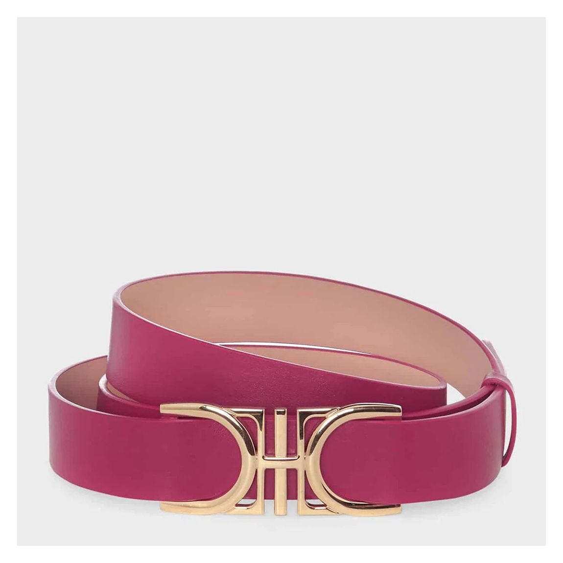Pink Tabitha Leather Belt main product photo