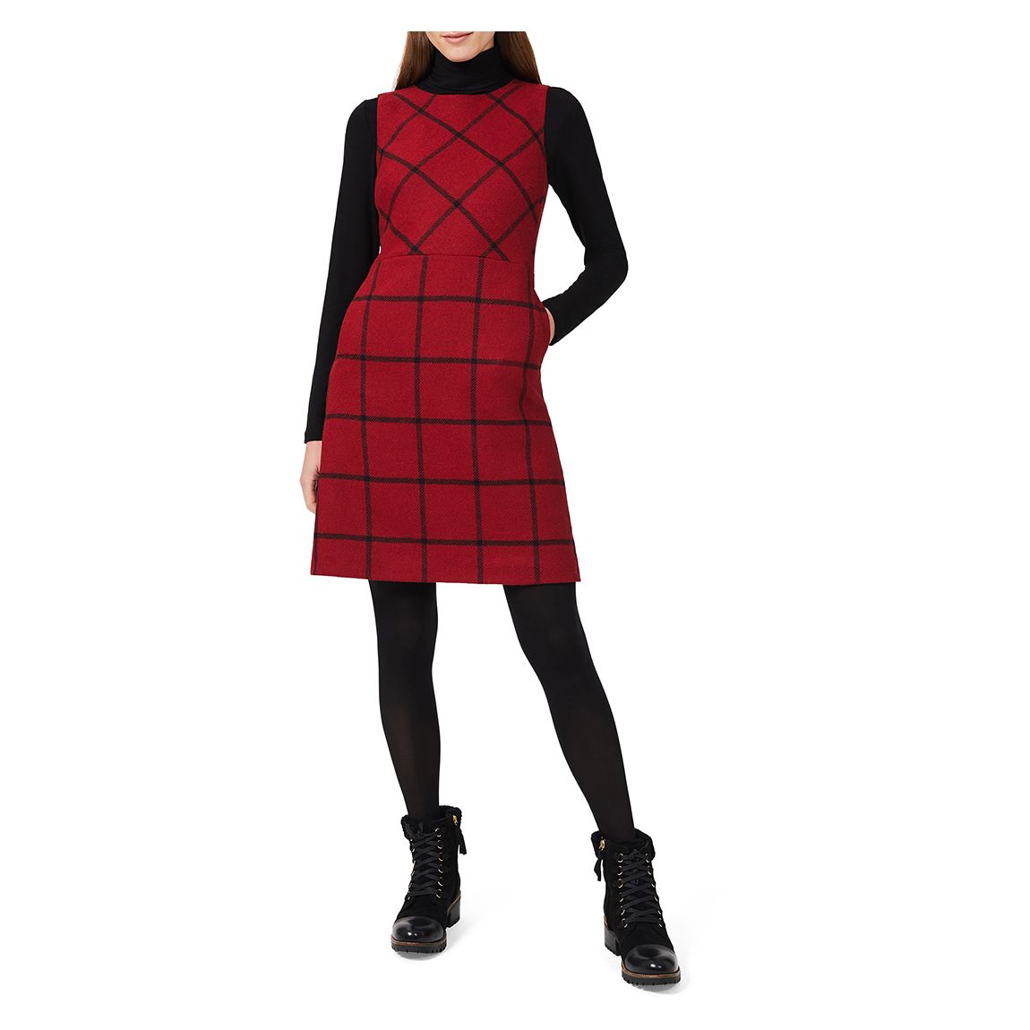 Red Verity Wool Mini Dress main product photo
