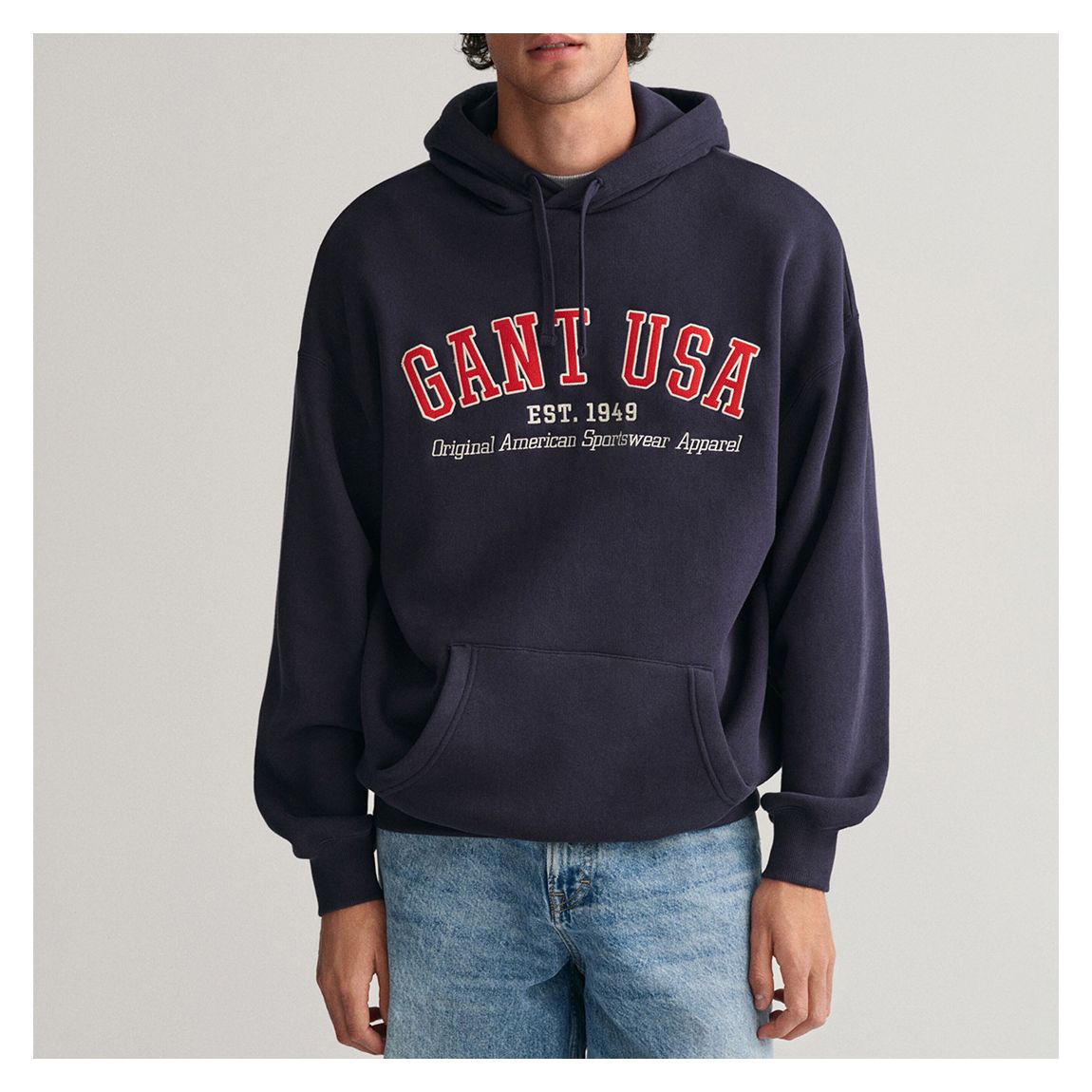 Navy Usa Cotton Hoodie main product photo