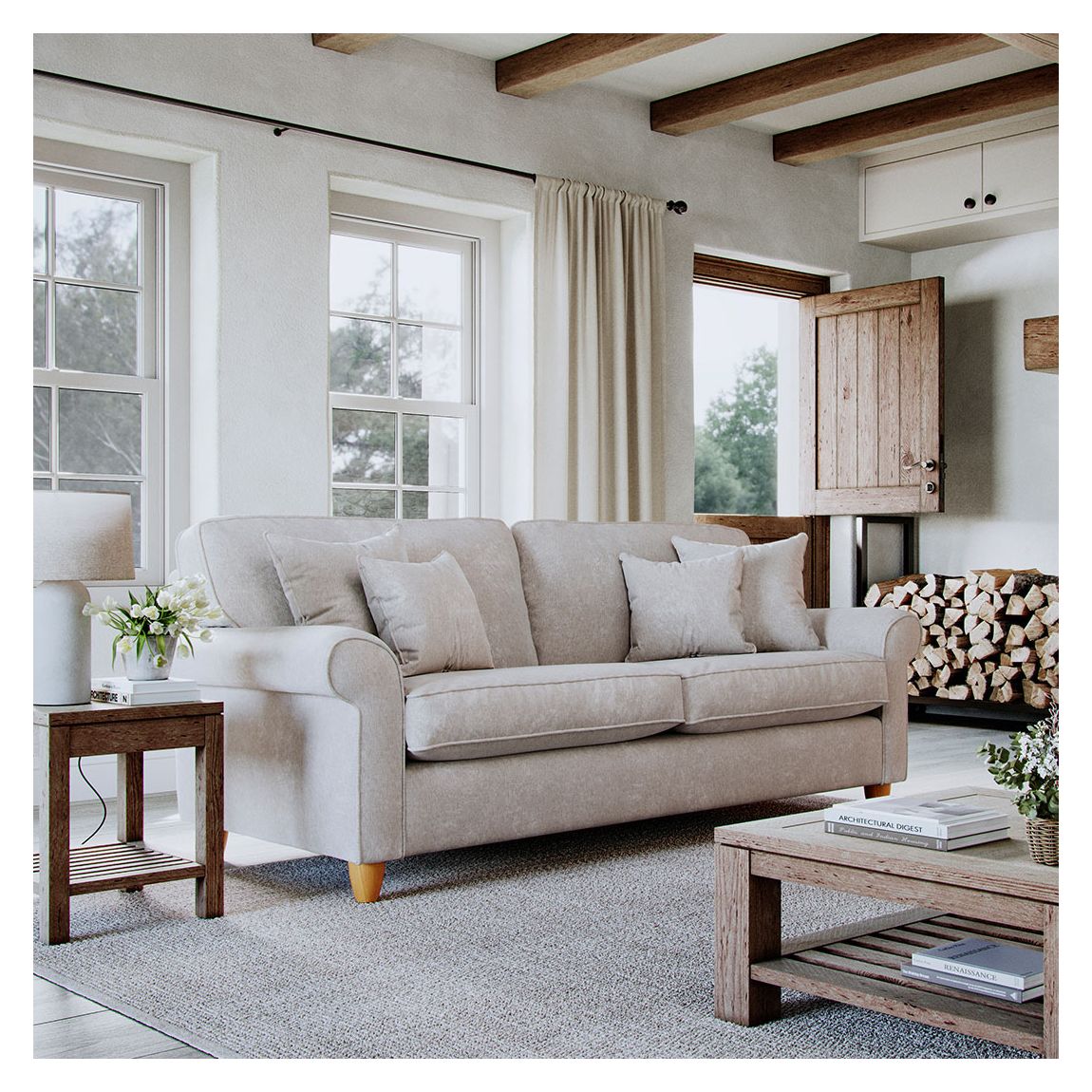 The Abingdon Large Sofa Arlan Moon main product photo