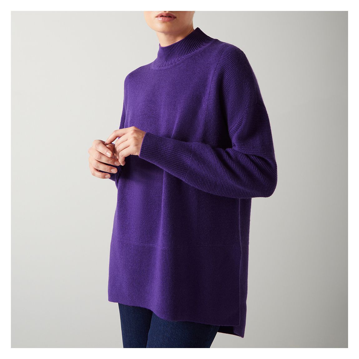 Purple Oversized Sweater main product photo